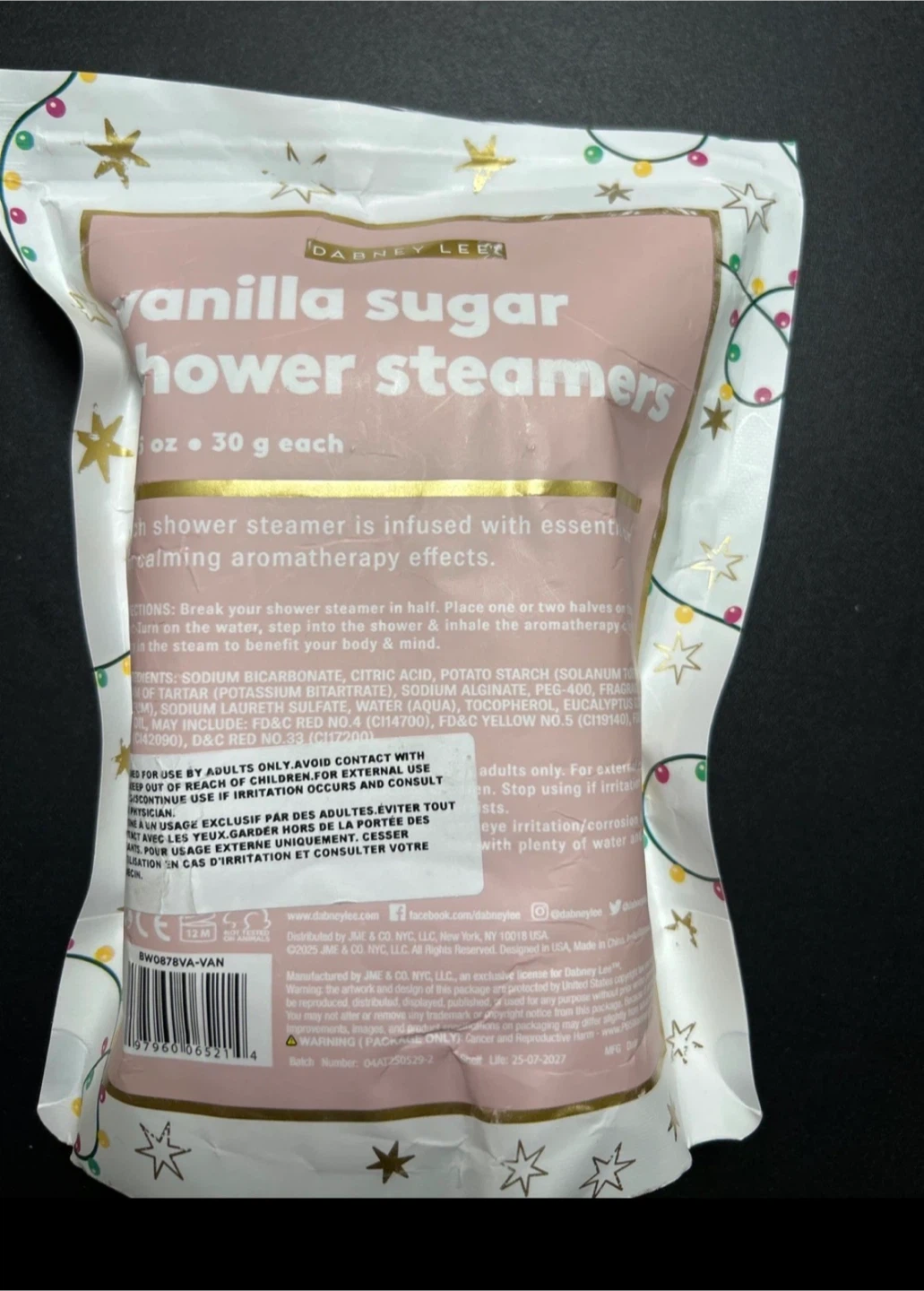 Dabney Lee Vanilla Sugar Shower Steamers - photo 2