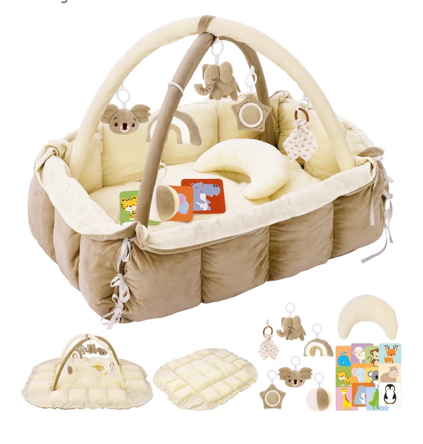 5-in-1 Convertible Baby Gym and Playpen