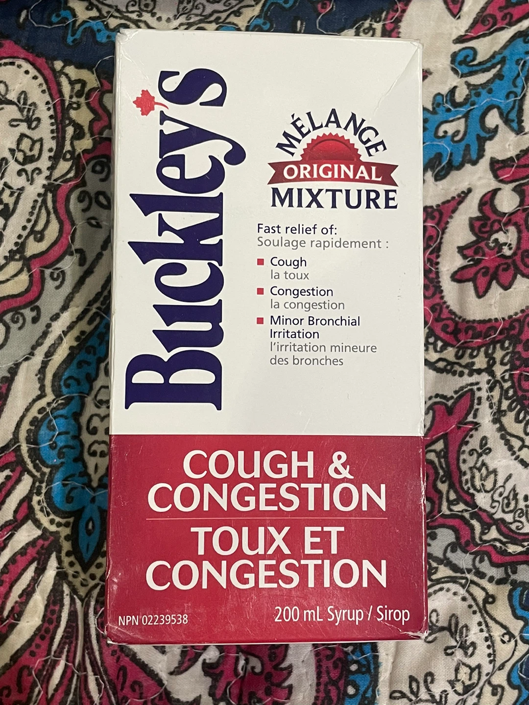 Buckley's Original Mixture Cough & Congestion Syrup 200 mL