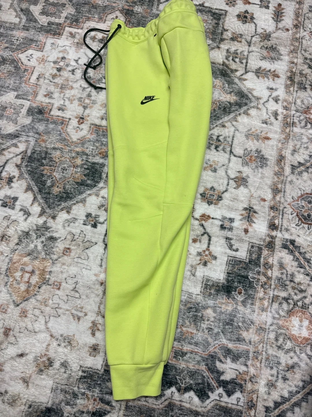 Nike Tech Fleece Joggers - Lime Green - Size M