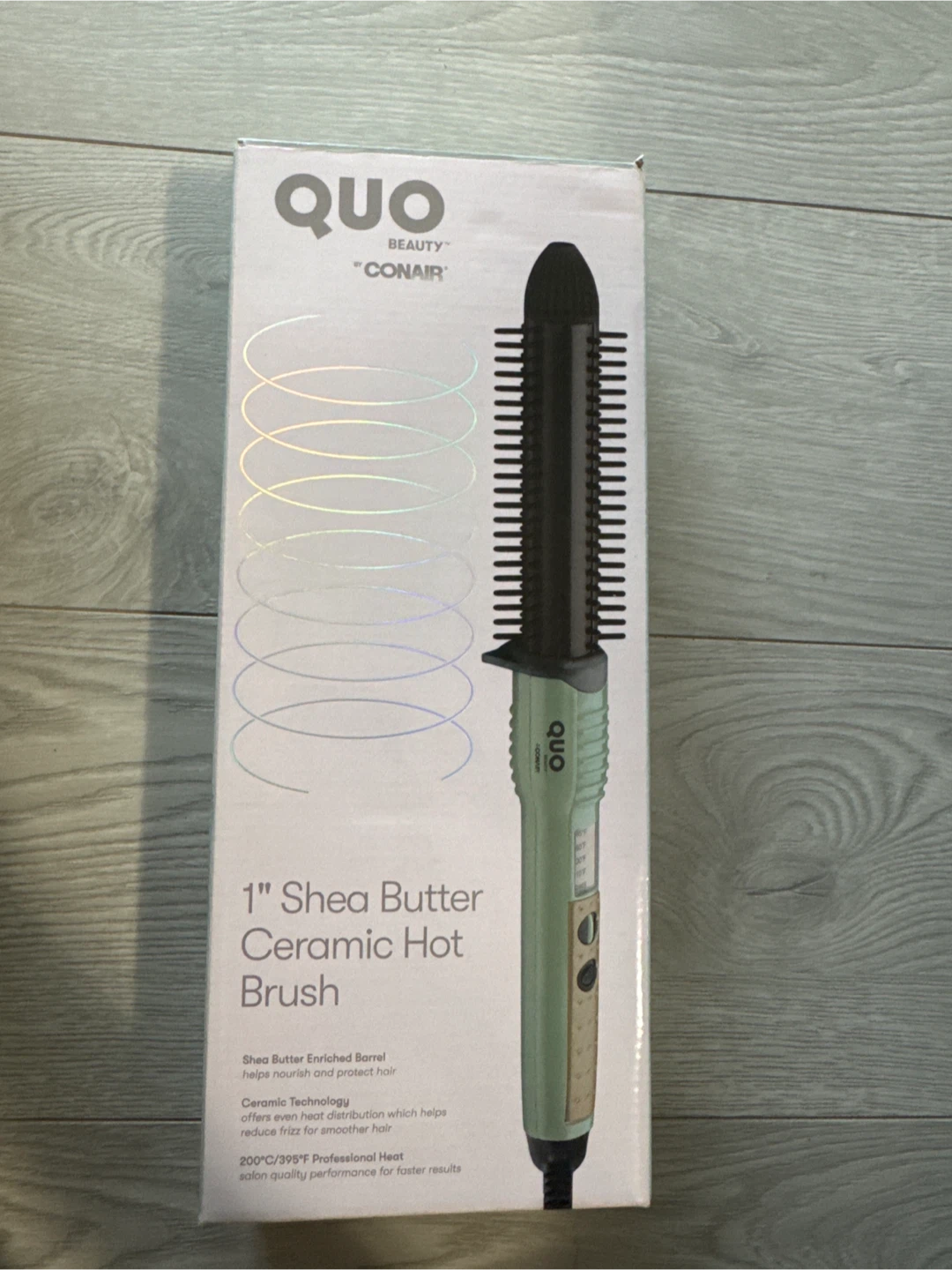 QUO Beauty 1" Shea Butter Ceramic Hot Brush