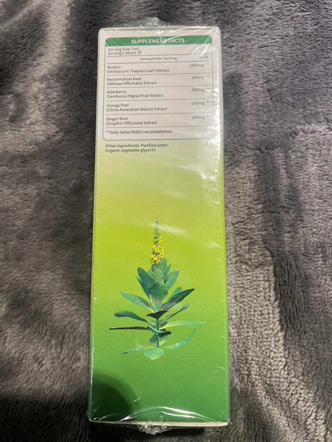 Syscocos Super Concentrated Mullein Liquid Drops - 60ML - photo 2
