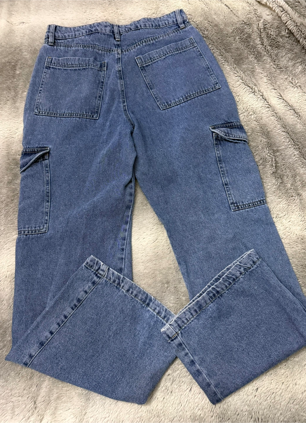 Aeropostale Women's Wide Leg Cargo Jeans - Size M - photo 2