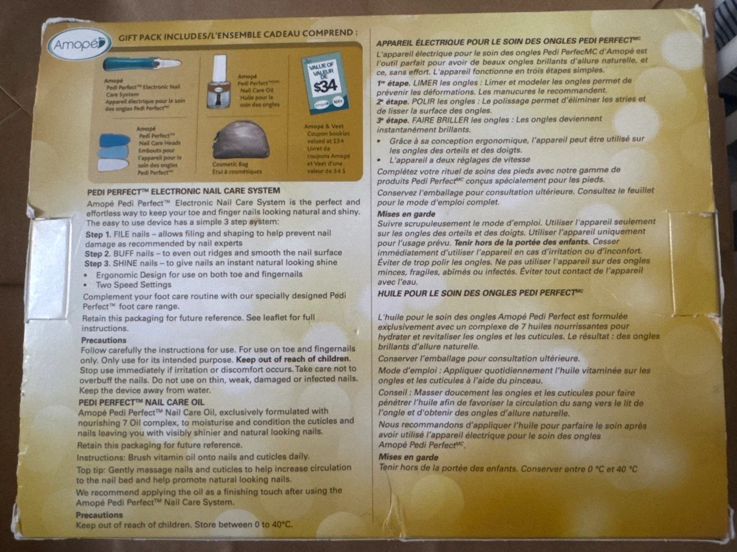 Amope Pedi Perfect Electronic Nail Care System Manicure Set - photo 2