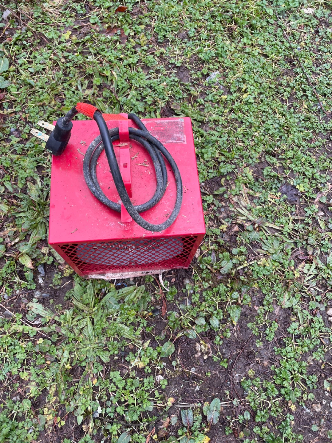 Red Portable Heater