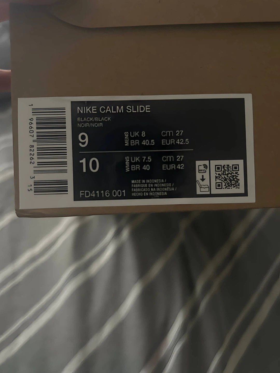 Nike Calm Slide Sandals - Black, Size 9 Mens - photo 2