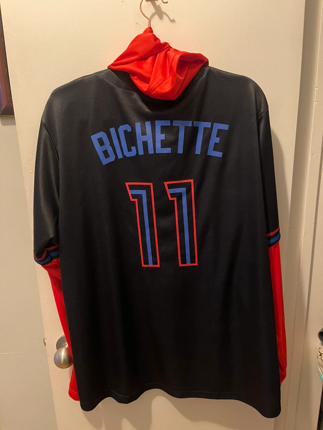 Toronto Blue Jays Bichette #11 Hooded Baseball Jersey - photo 2