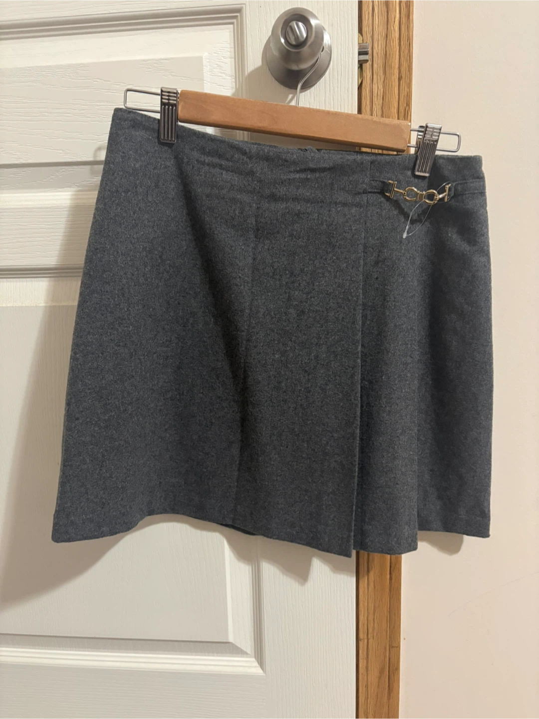 BRAND NEW - H&M Grey Wool Blend Skirt