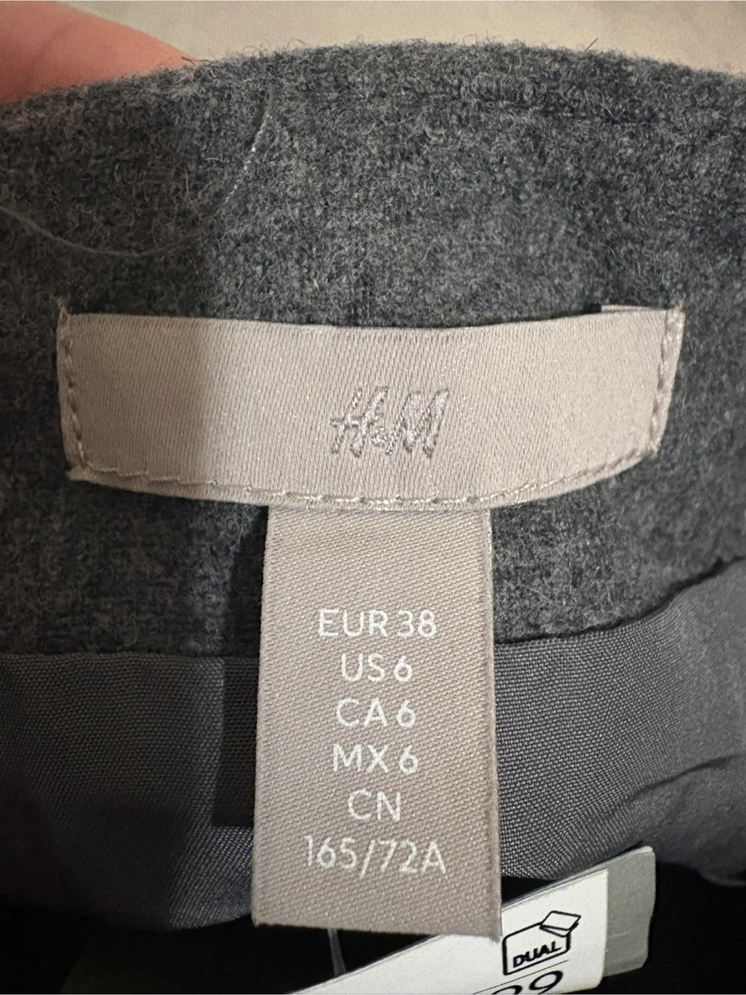 BRAND NEW - H&M Grey Wool Blend Skirt - photo 4