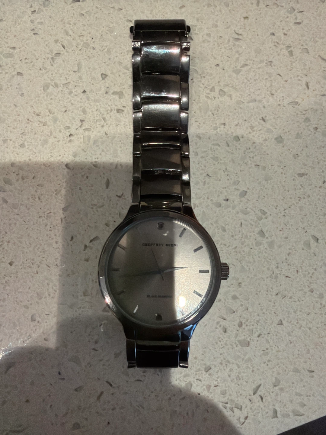 Geoffrey Beene "Black Diamond" Men's Watch