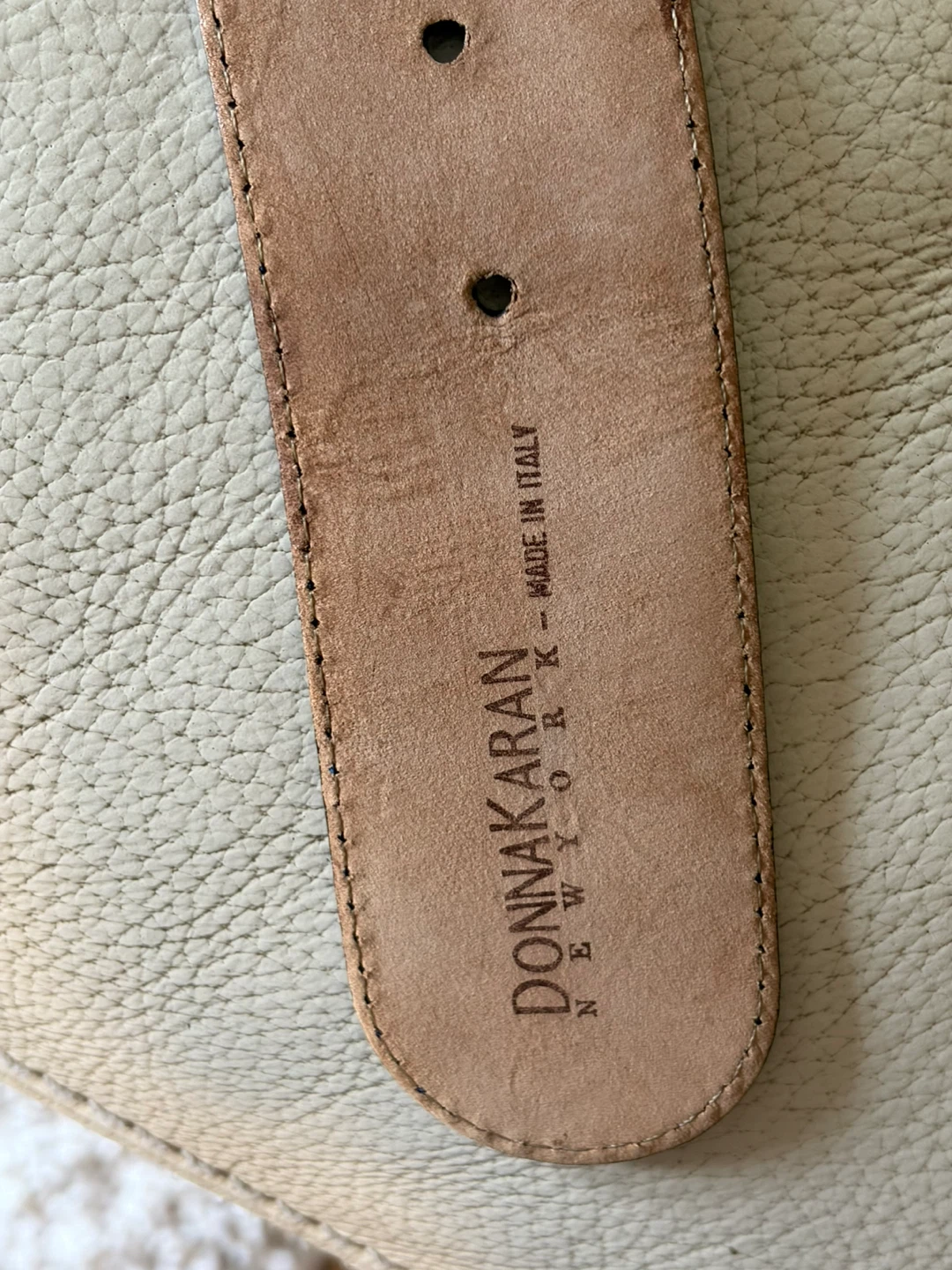 Donna Karan New York Medium Genuine Leather Belt - photo 2