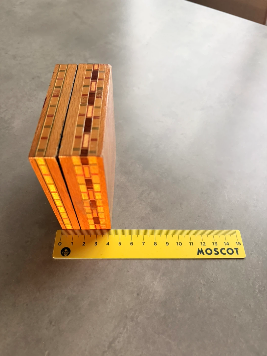 Beautiful Handmade Wooden Inlay Jewelry Box – Mosaic Pattern - photo 5