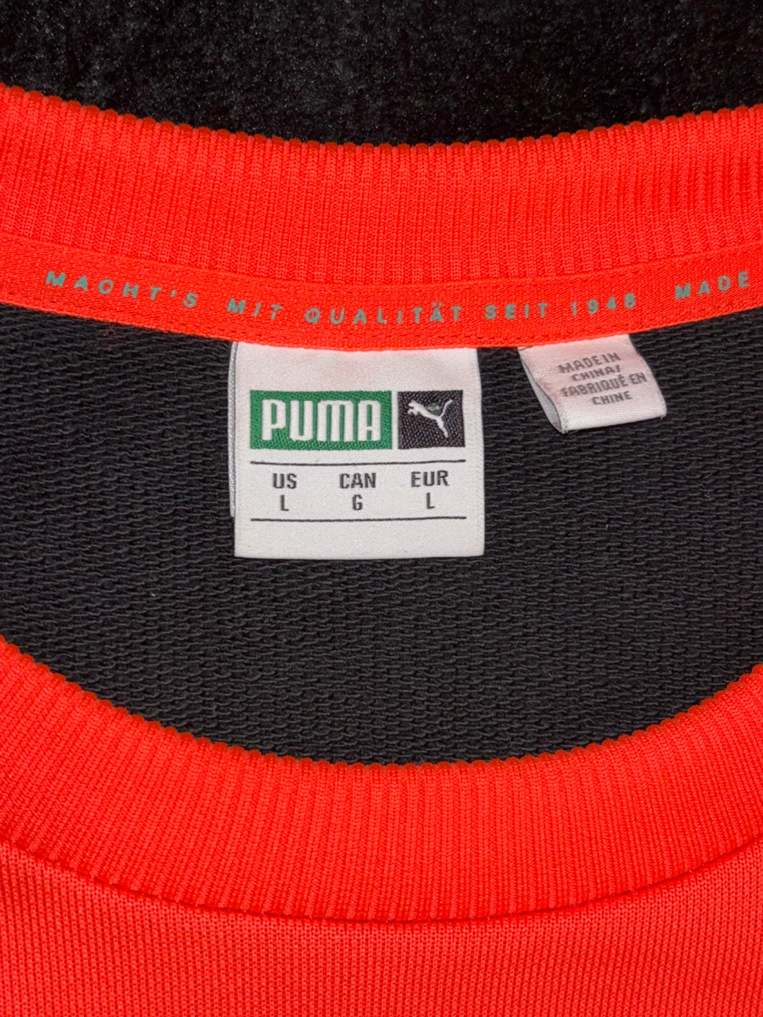 Puma Men's Large Colorblock Crewneck Sweatshirt - photo 3