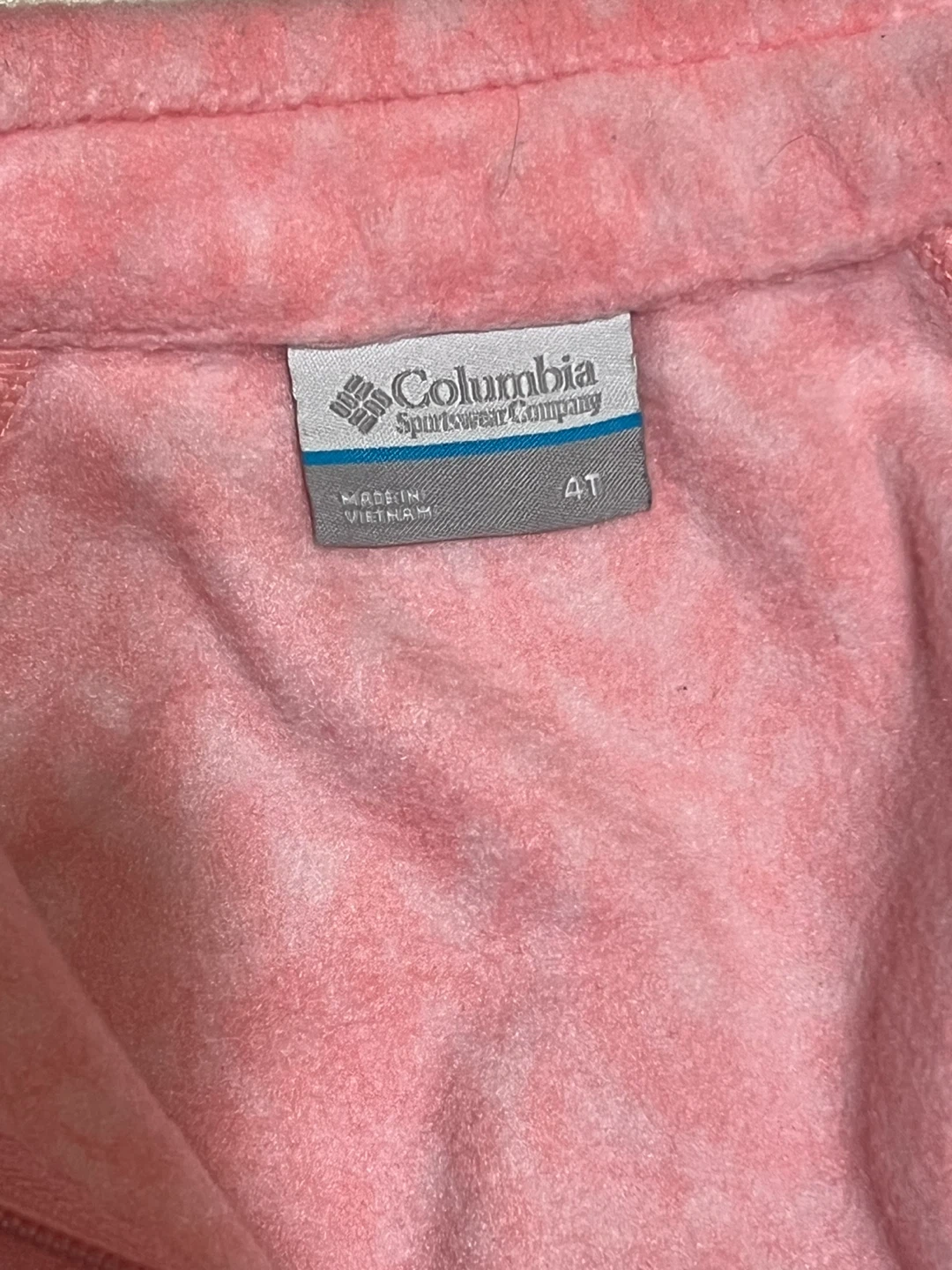 Columbia Sportswear Company Fleece Jacket - Pink - Size 4T - photo 2