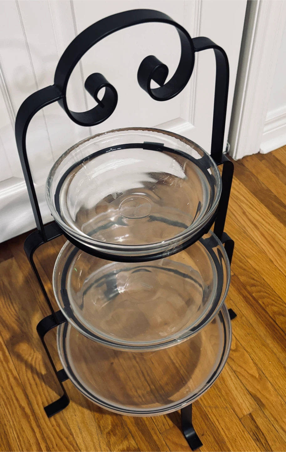 3-Tier Glass Bowl Decorative Stand – 26” Tall - photo 5