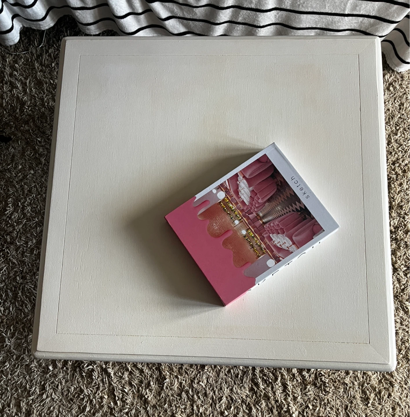 Large Vintage Solid Wood Coffee Table - photo 4
