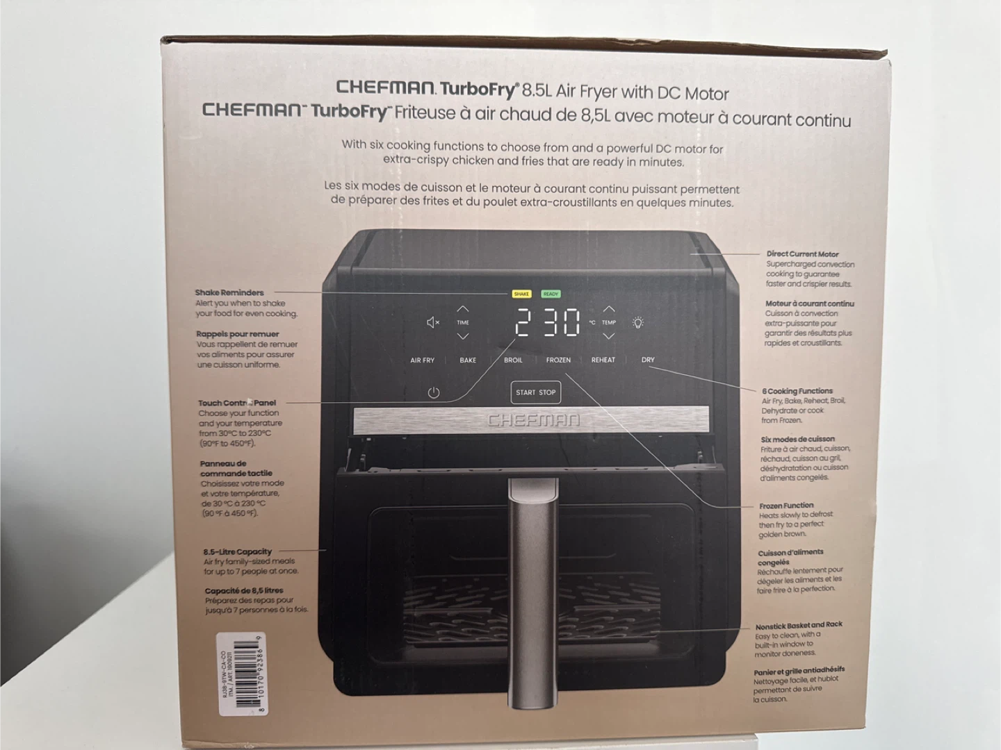 Chefman TurboFry 8.5L Air Fryer - photo 2