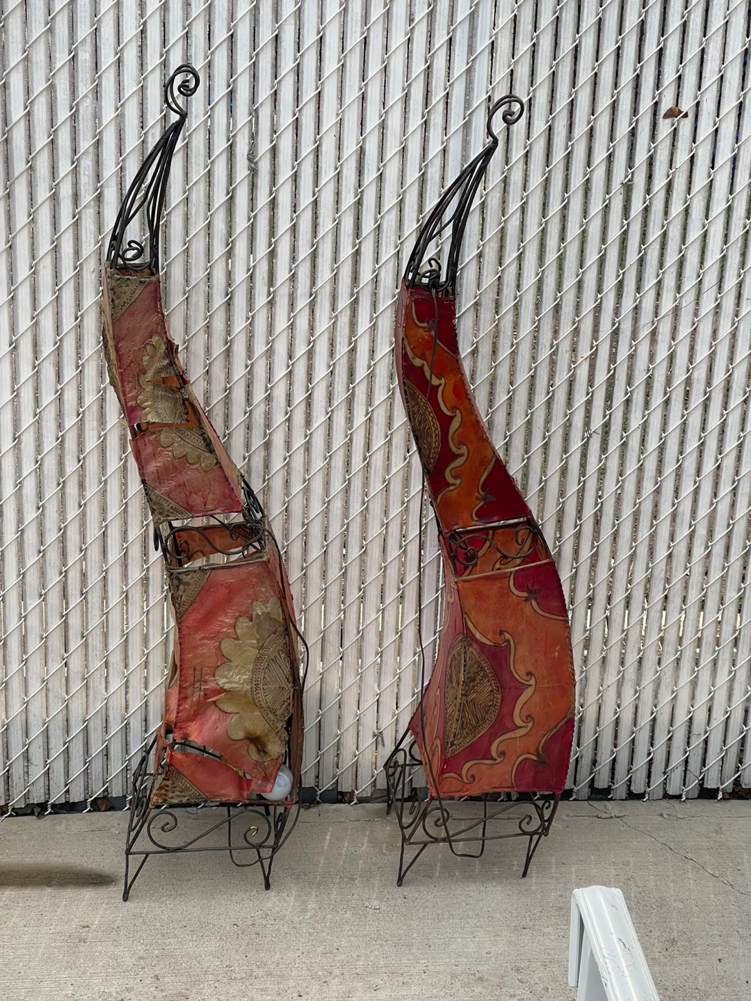 Set of 2 Decorative Moroccan Lanterns