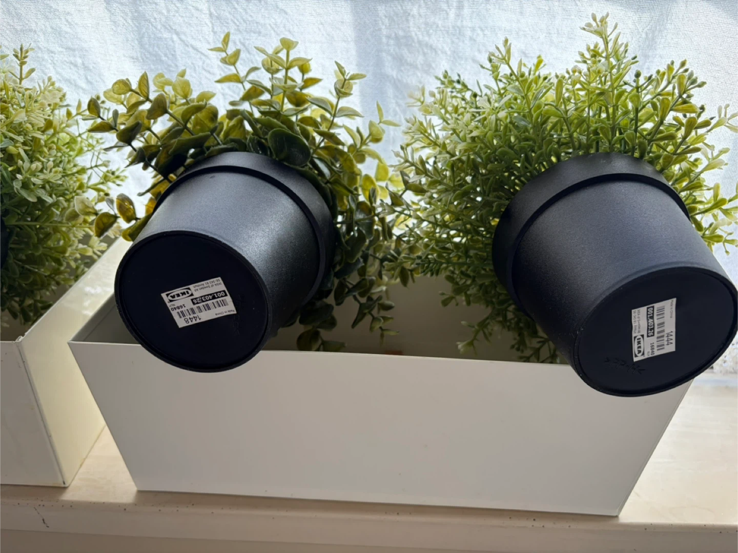 IKEA - 4 artificial plants & 2 pots for - photo 3