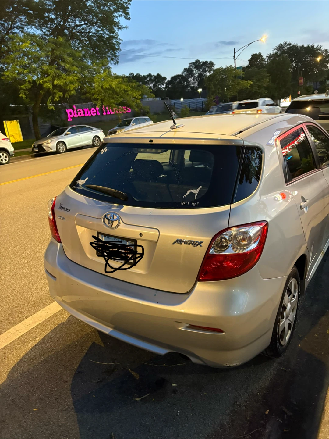 Toyota Matrix Silver - photo 2