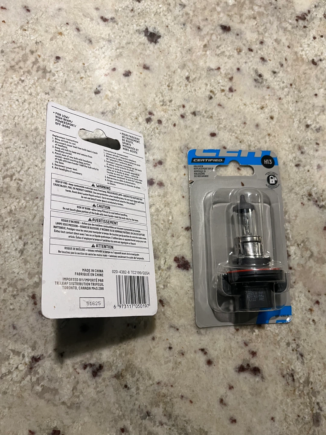 Certified H13 Headlight Bulb 2 Pack