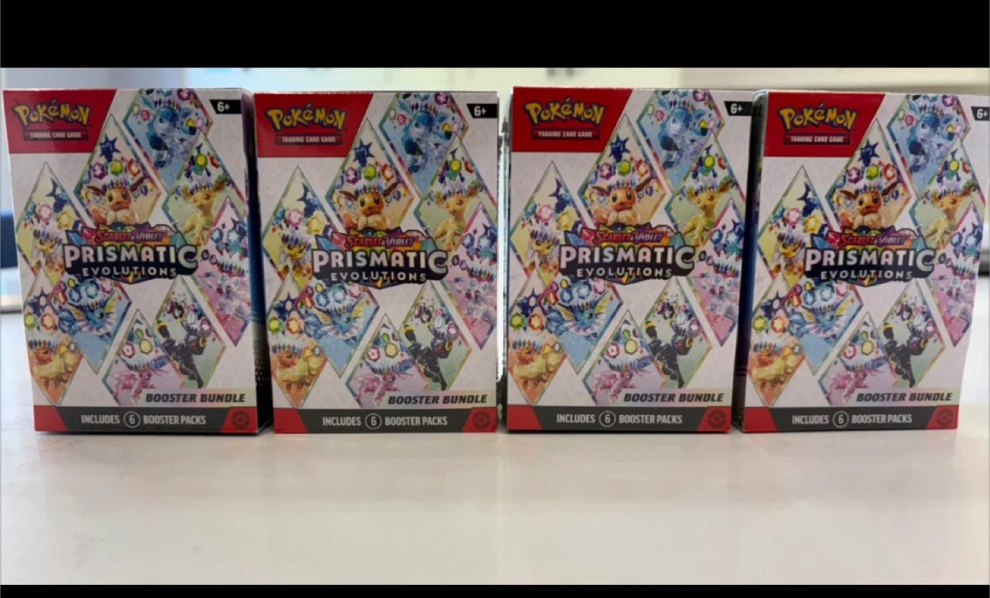 Pokemon Scarlet & Violet Prismatic Evolutions Booster Bundle