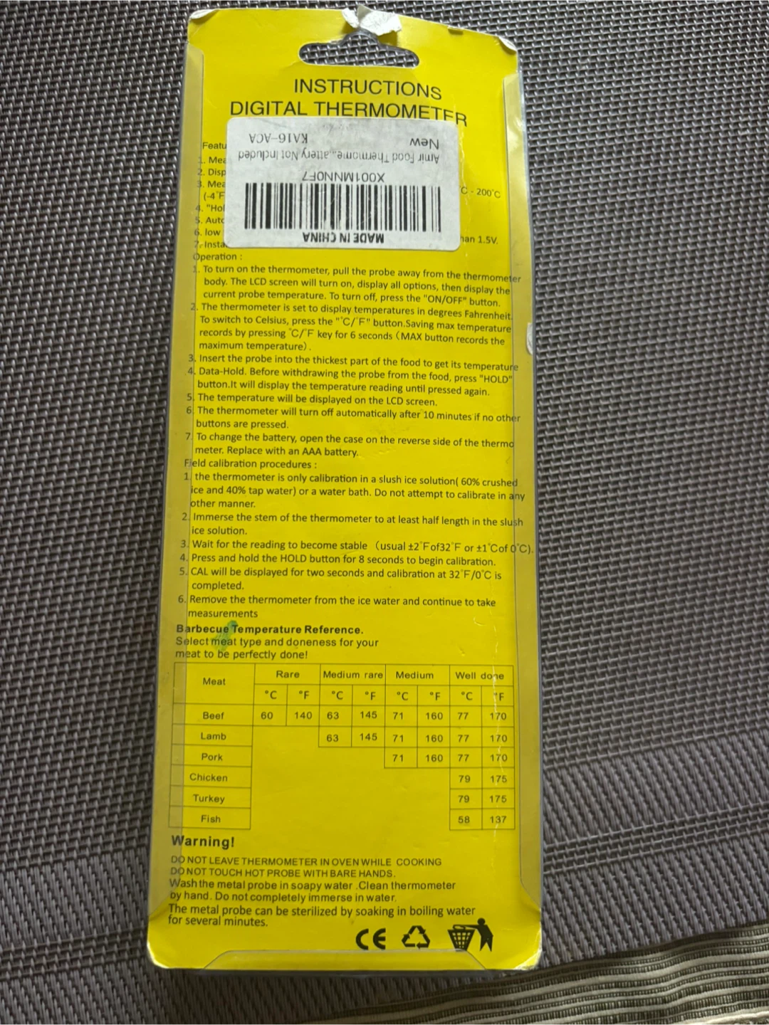 Digital Food Thermometer - photo 2