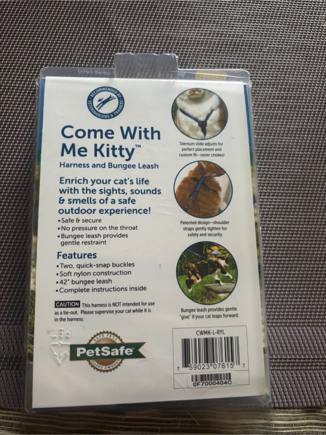 PetSafe Come With Me Kitty Harness and Bungee Leash - Large - photo 2