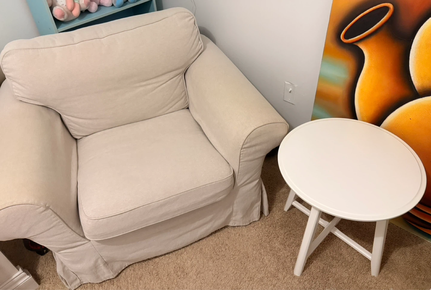 IKEA loveseat with table
