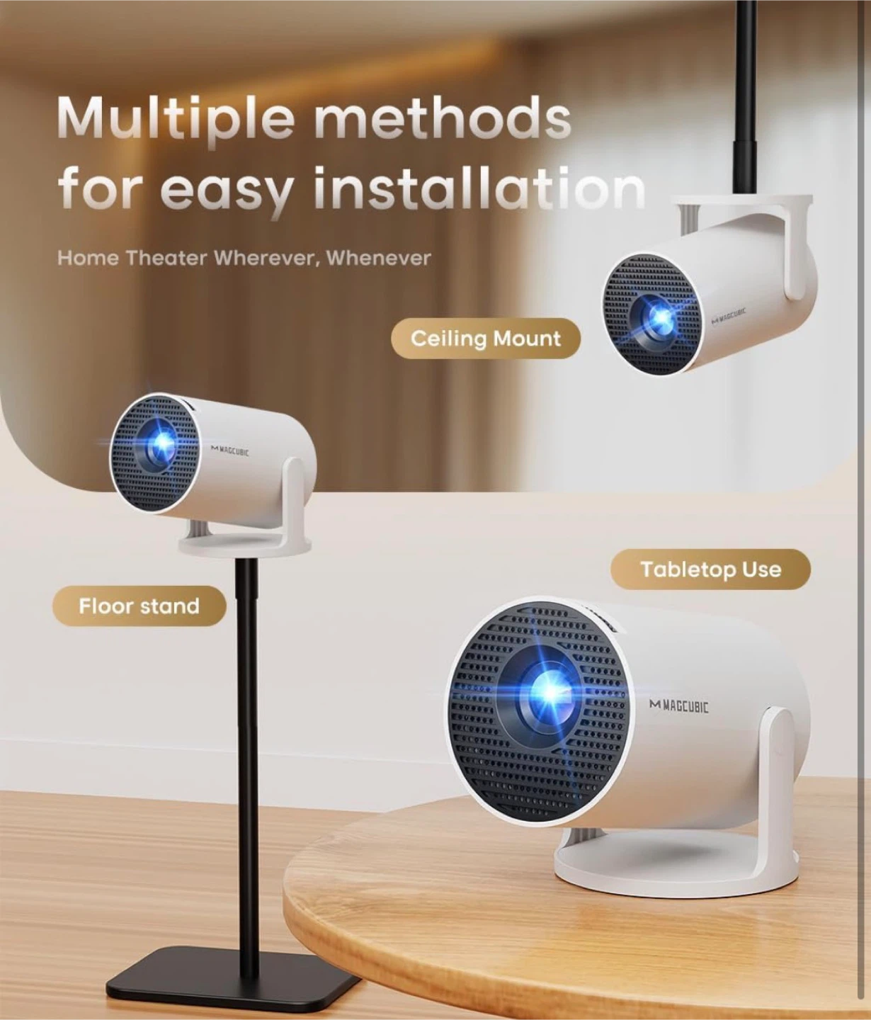 MAGCUBIC Mini Projector