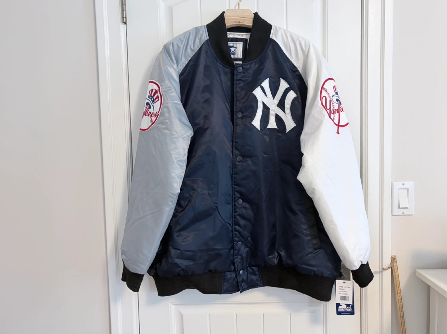 BNWT Authentic Starter New York Yankees Dugout Jacket Size 4XL