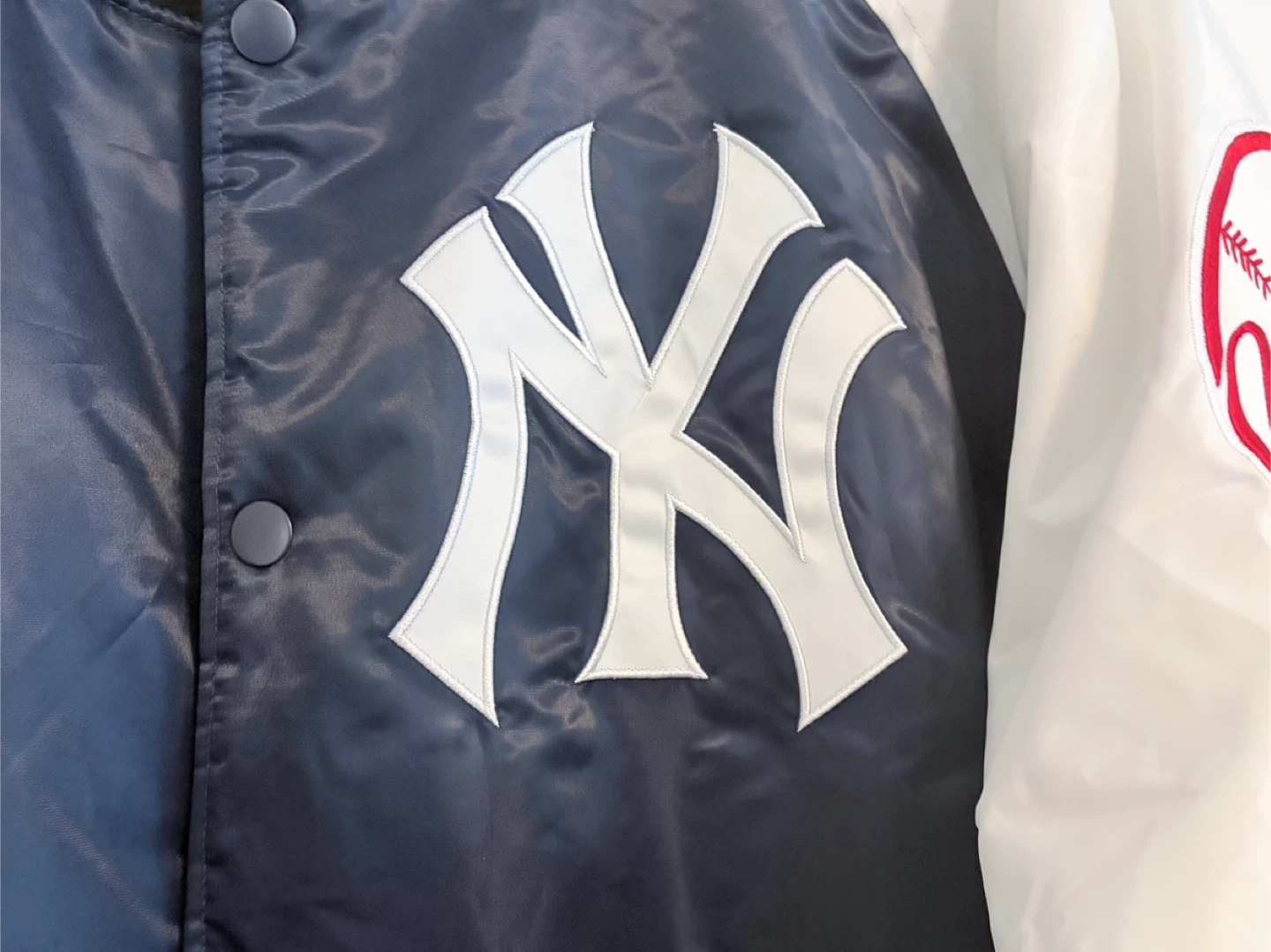 BNWT Authentic Starter New York Yankees Dugout Jacket Size 4XL - photo 2