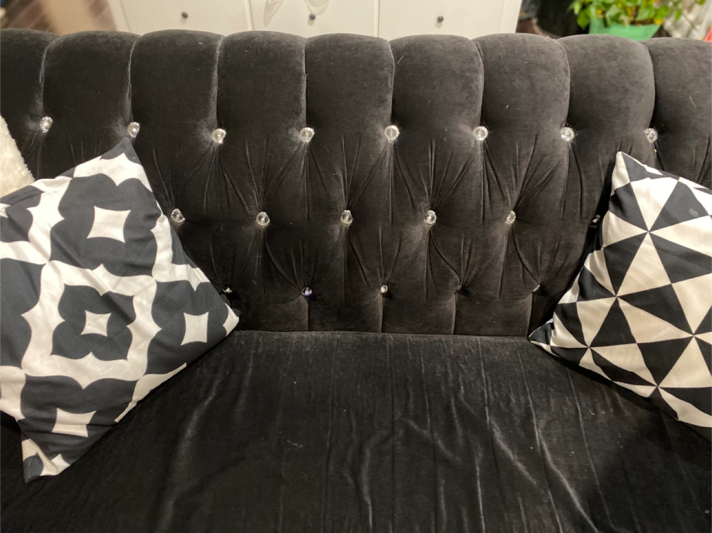 Black couch