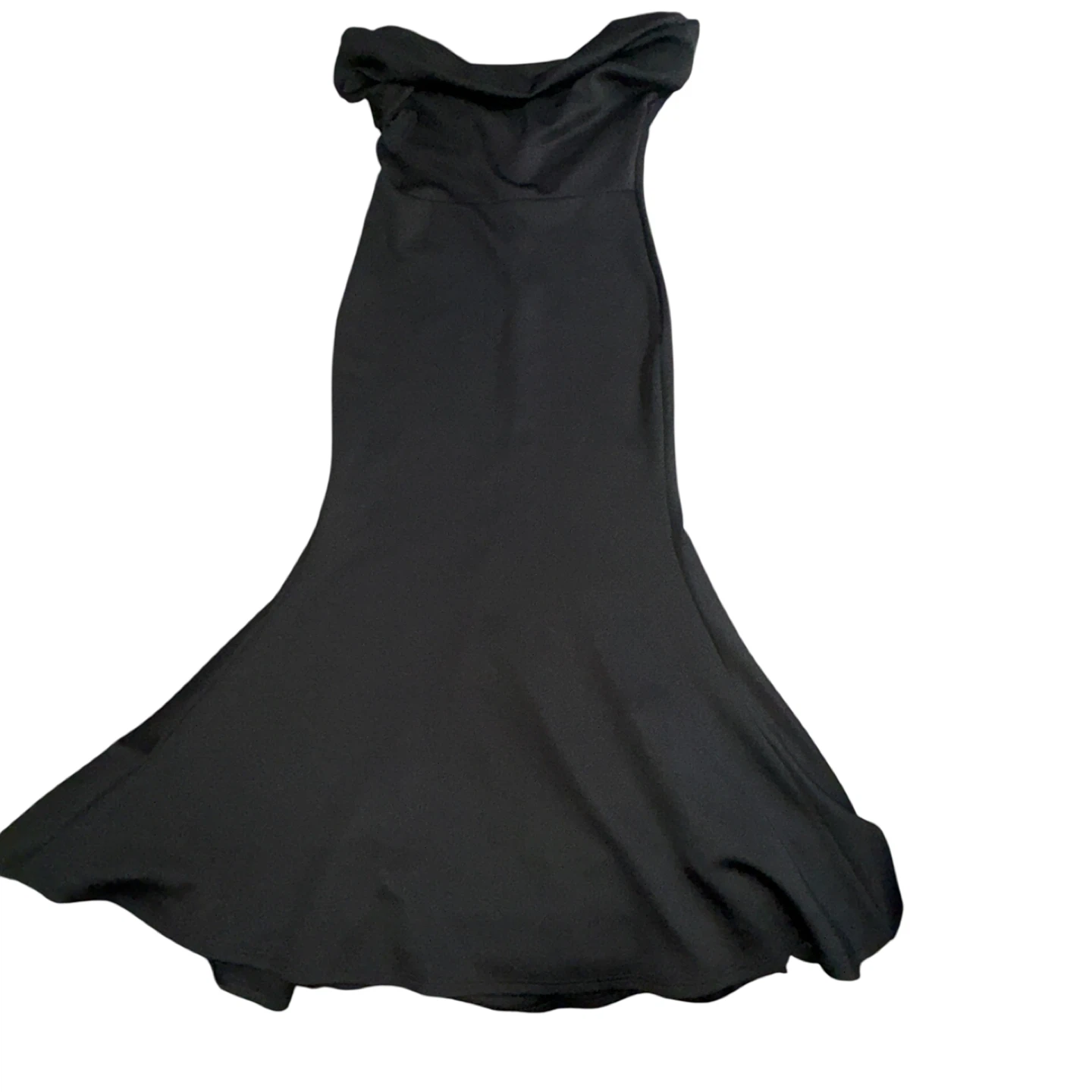 Black Off-the-Shoulder Mermaid Gown - photo 2