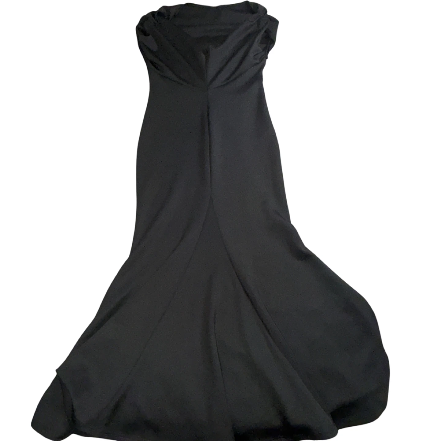 Black Off-the-Shoulder Mermaid Gown - photo 3