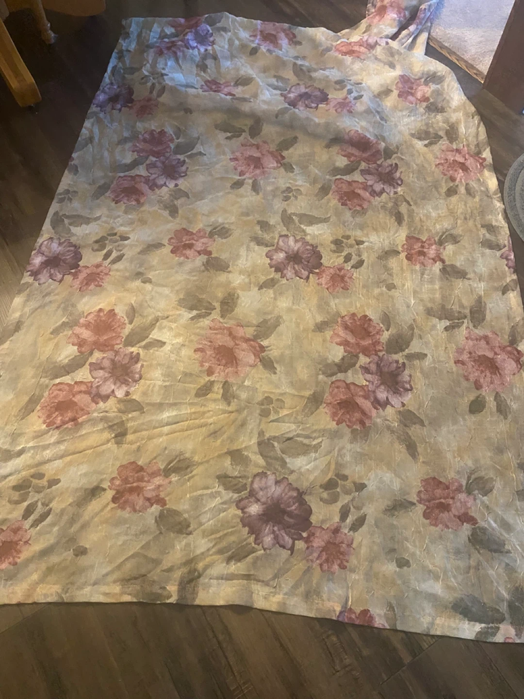 Vintage Floral Sheer Fabric(13 yards)