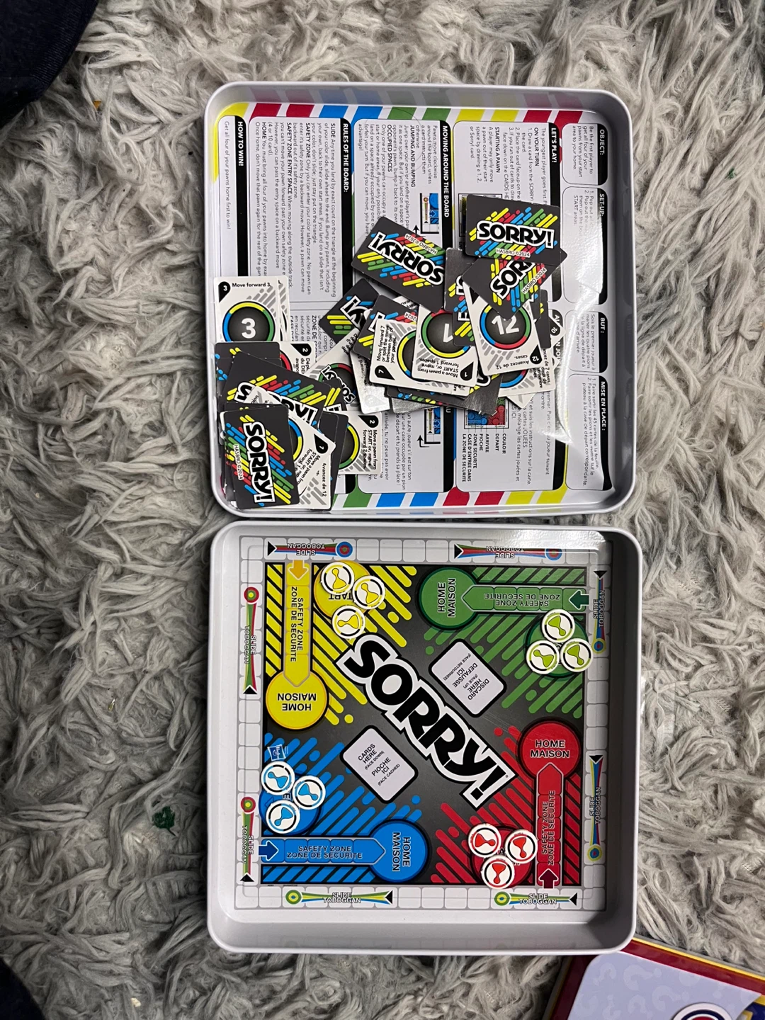 Sorry! and Guess Who? Magnetic Games Tin - photo 2