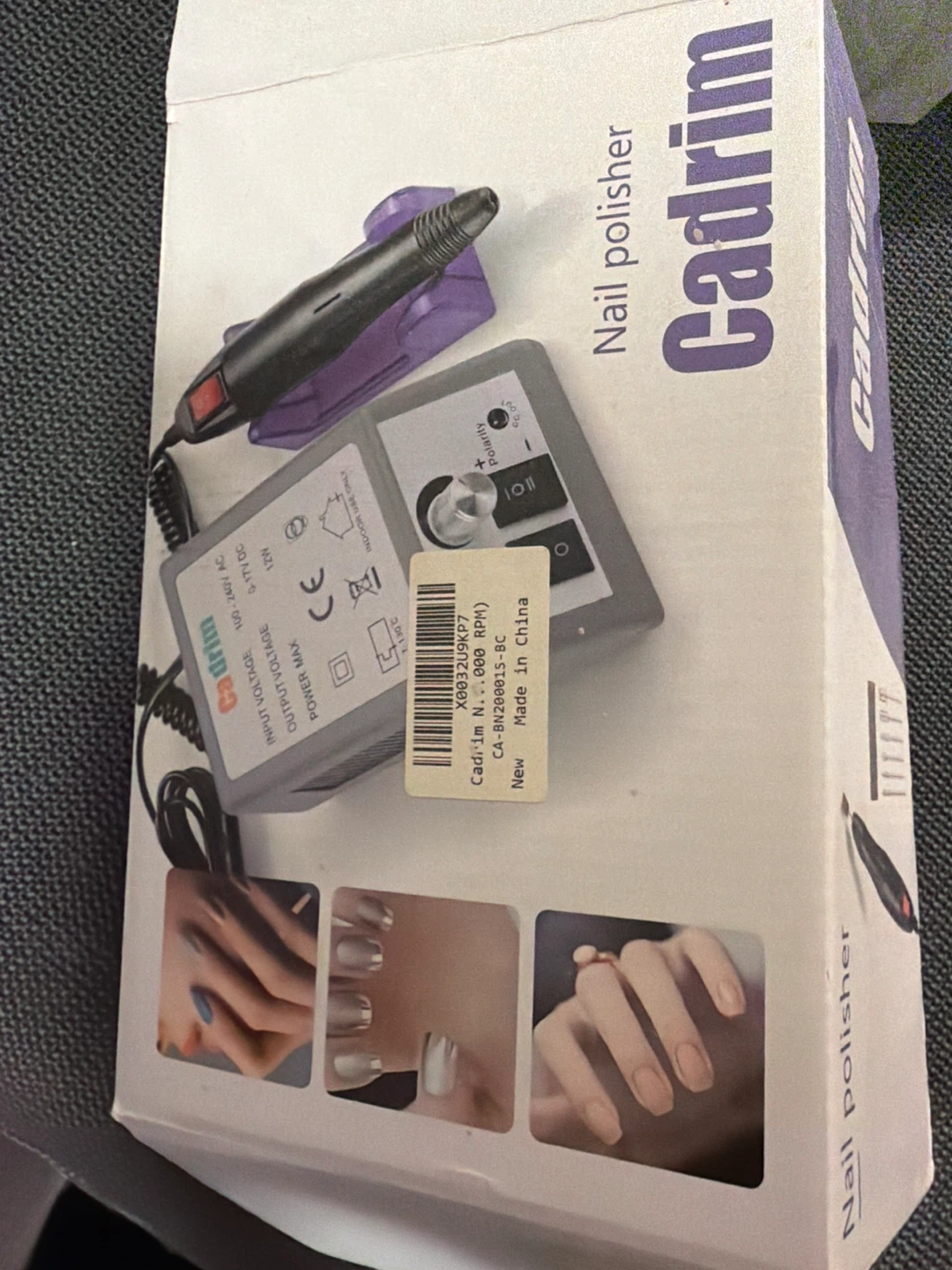 SUNUV 2-in-1 UV LED Nail Lamp and Cadrim Nail Polisher Set - photo 3