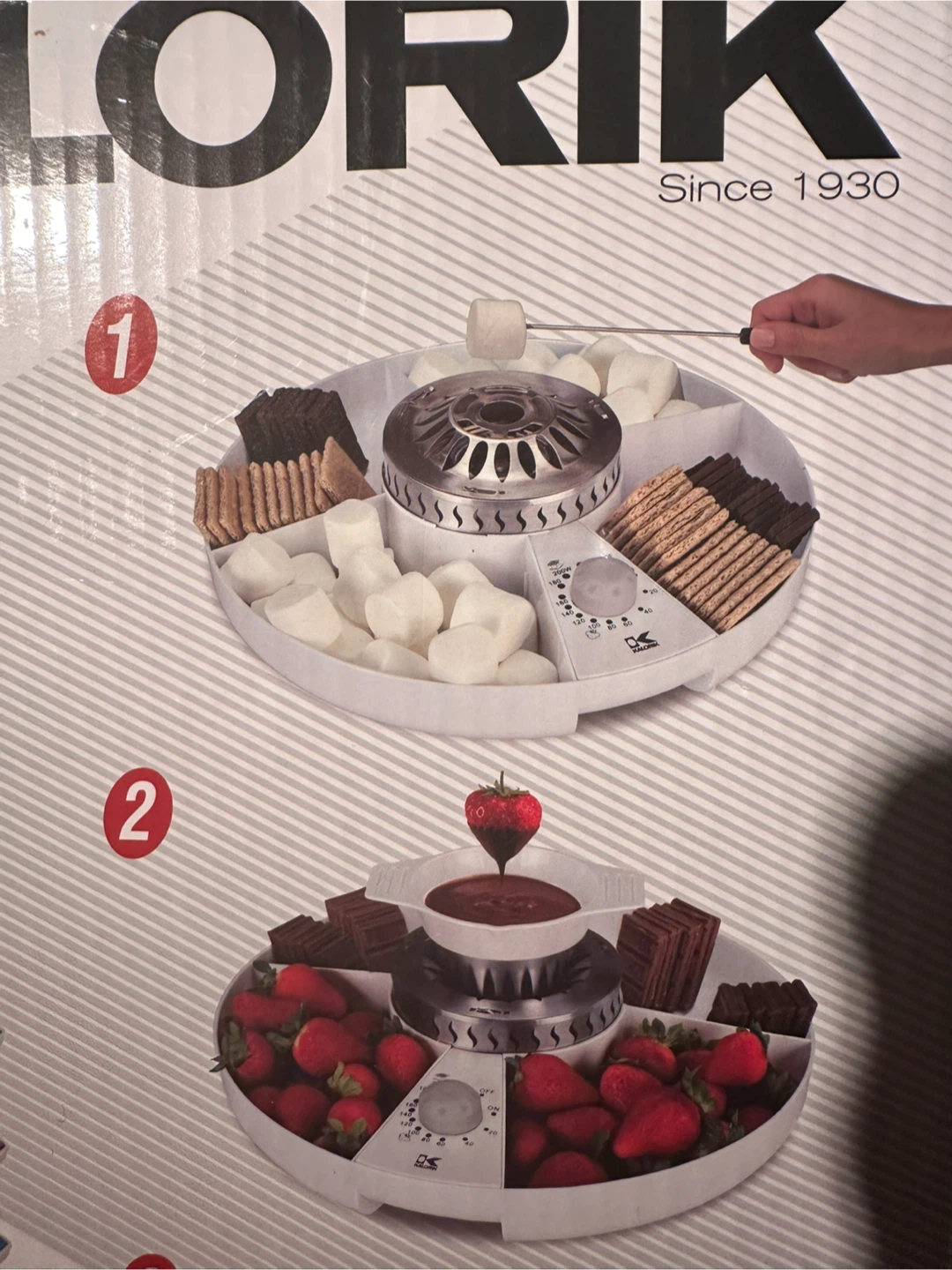 Kalorik 3-in-1 Indoor S’mores Maker Chocolate Fondue Candy Maker - photo 3