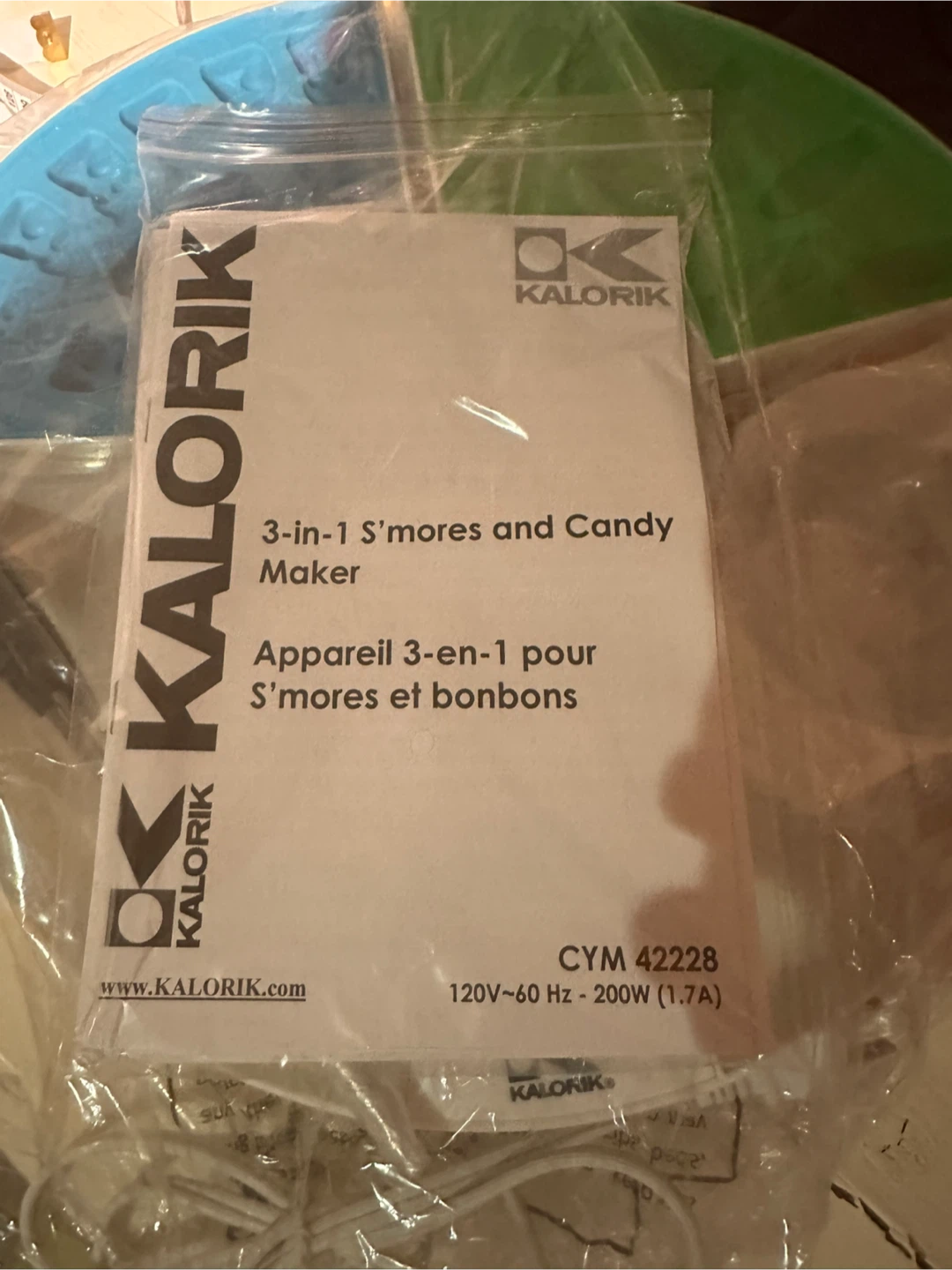 Kalorik 3-in-1 Indoor S’mores Maker Chocolate Fondue Candy Maker - photo 2