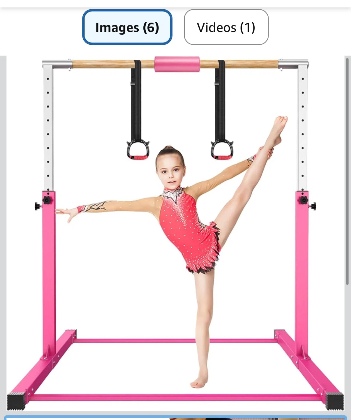 RINREA Gymnastics Kip Bar for Kids