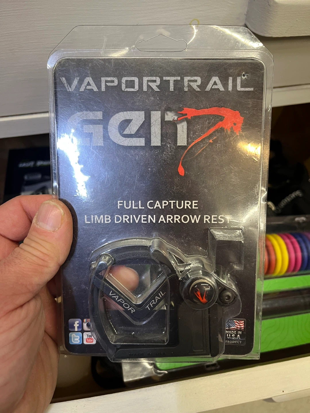 VaporTrail Full Capture Limb Driven Arrow Rest