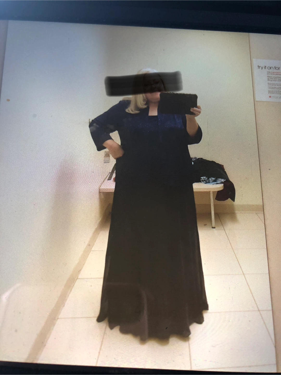 🥕Macy’s Royal Blue Sparkly Evening gown with Jacket