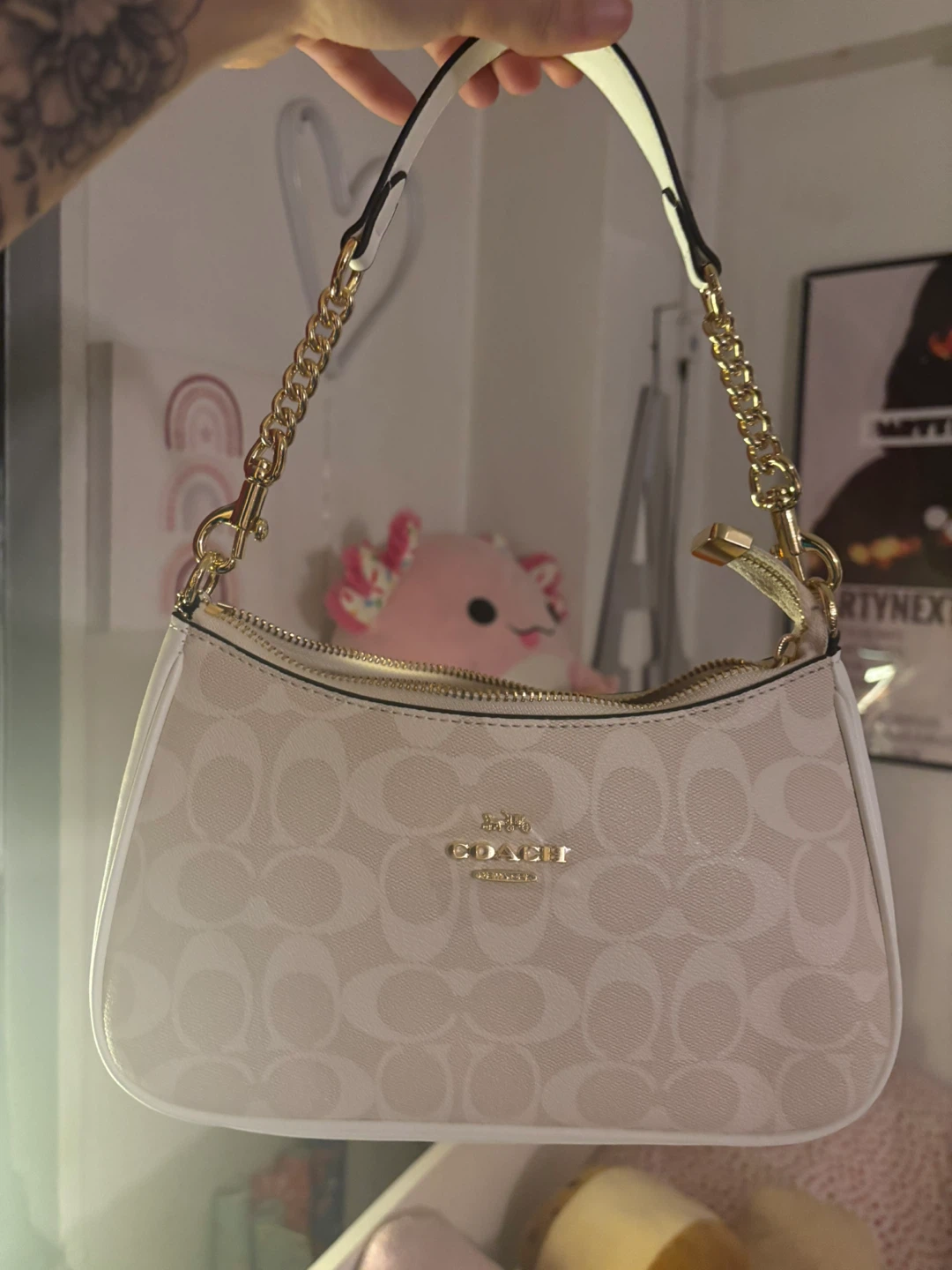 Coach Monogram Shoulder Bag