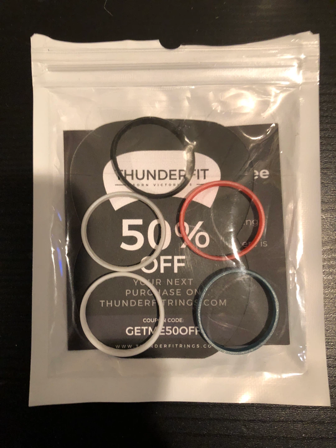 ThunderFit Silicone Rings - Womens - 5 Pack