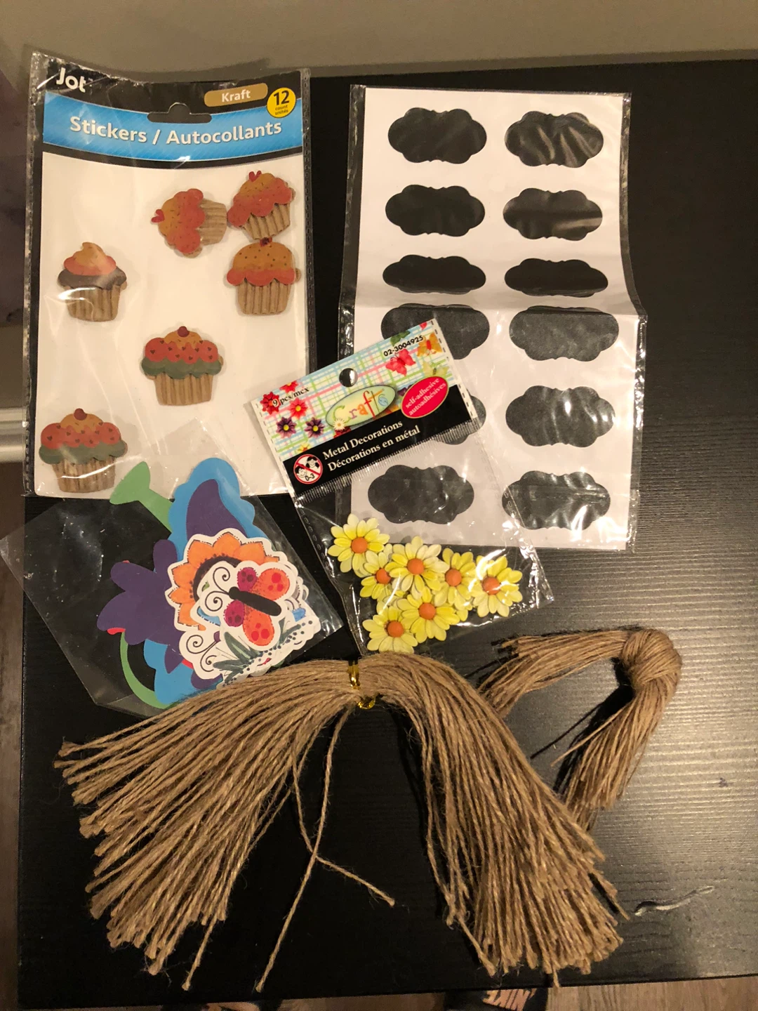 Assorted craft items