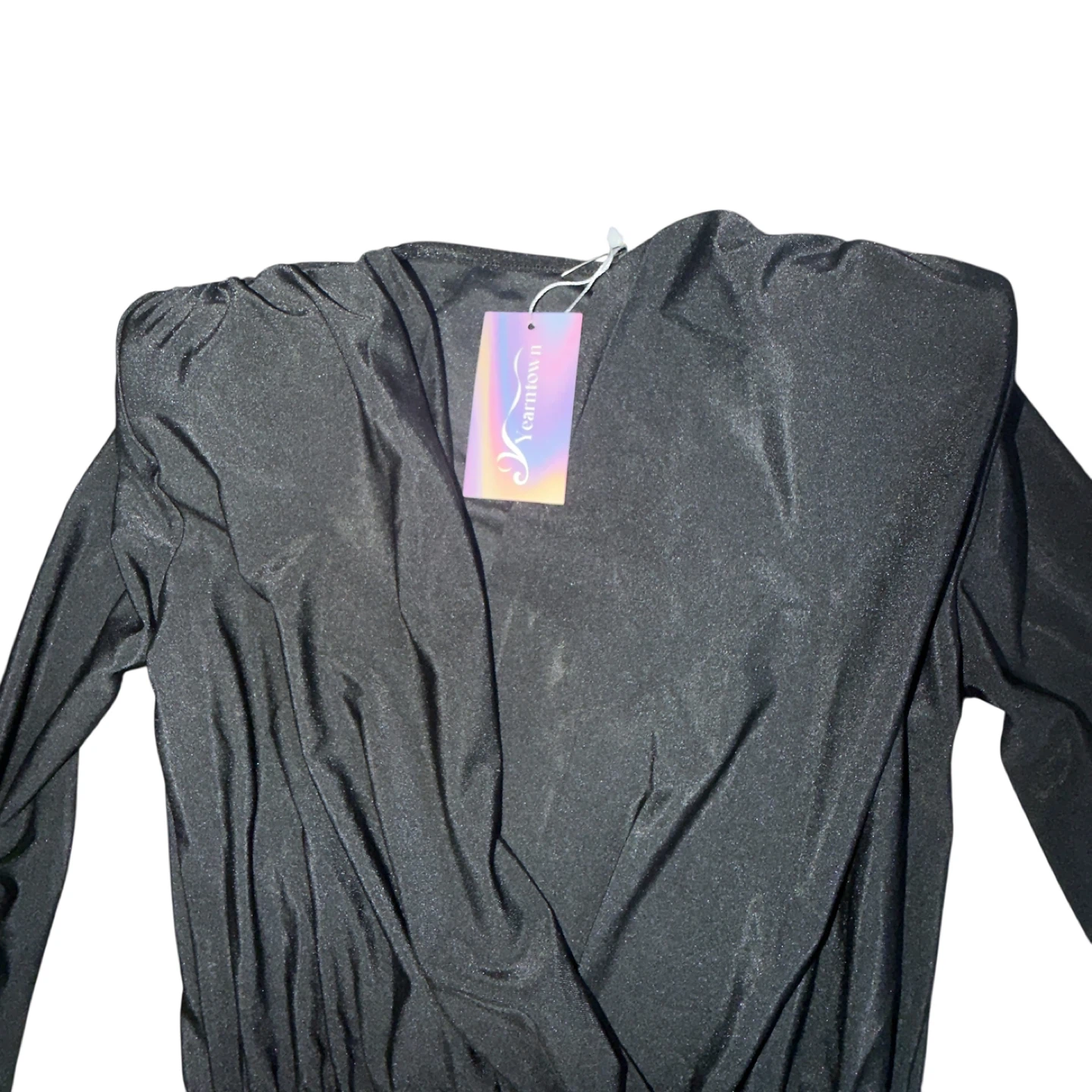 Black Long Sleeve Jumpsuit - photo 3