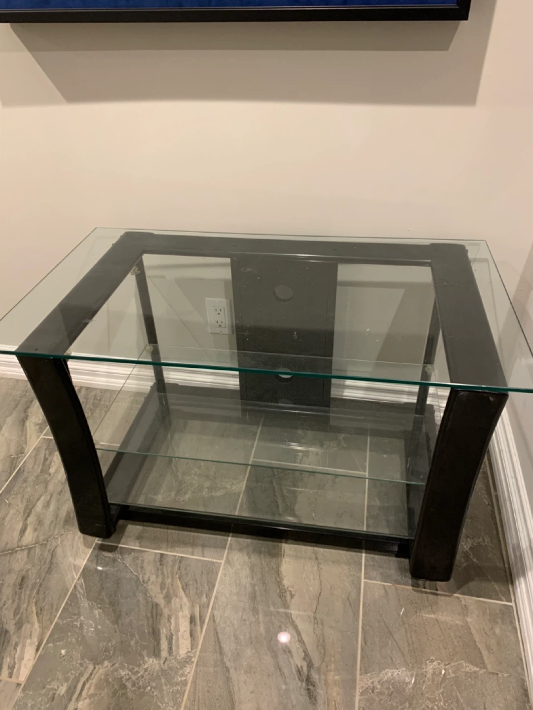 Glass Top Entertainment Unit