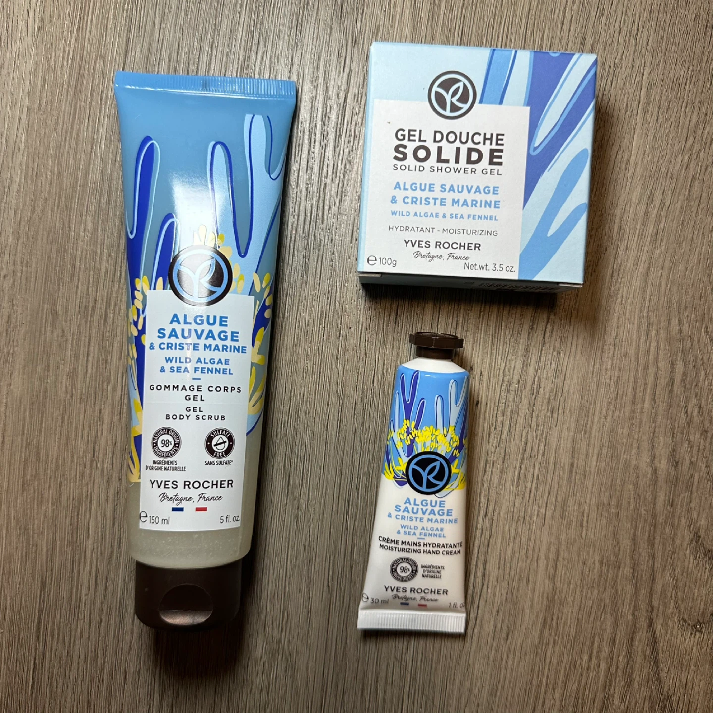 YVES ROCHER 3PCS SET Wild Algae & Sea Fennel - photo 2