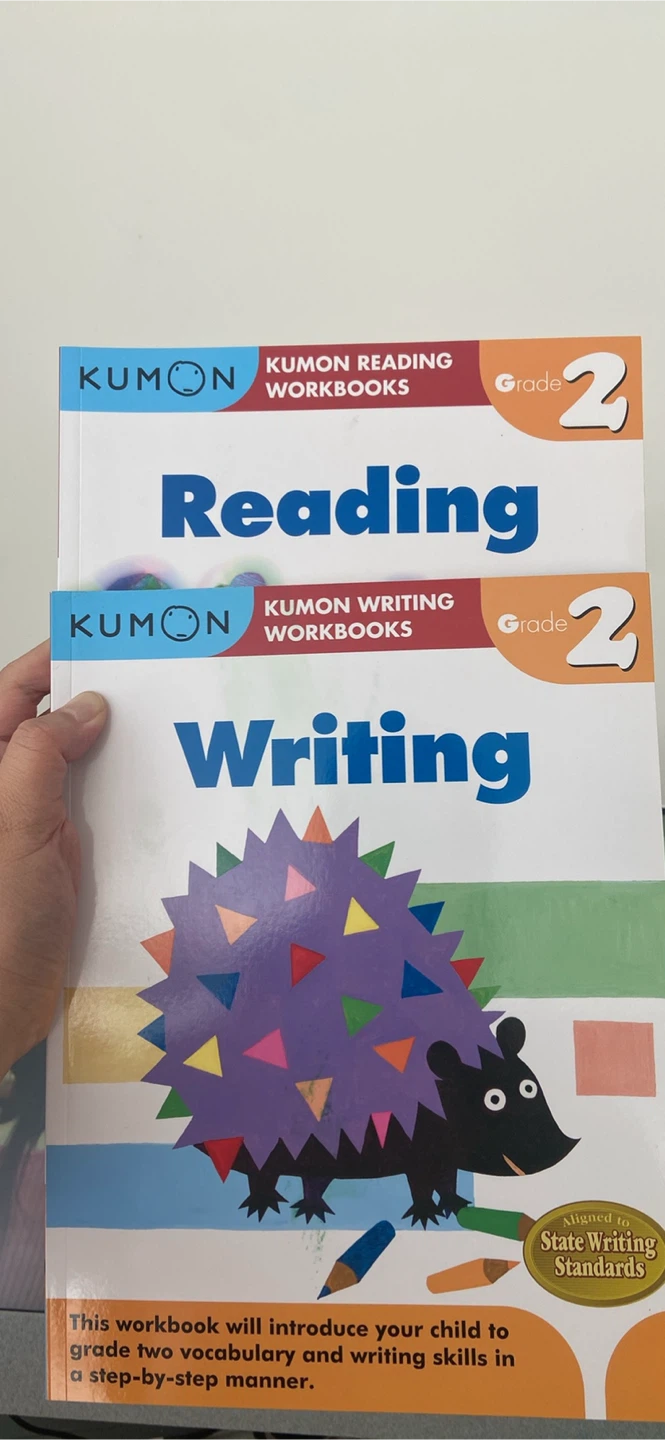 NEW Kumon Grade 1 & 2 Reading and Writing Workbooks